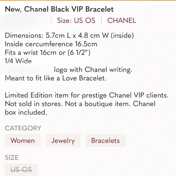 CC bracelet Available in silver logo bracelet - Picture 7 of 7